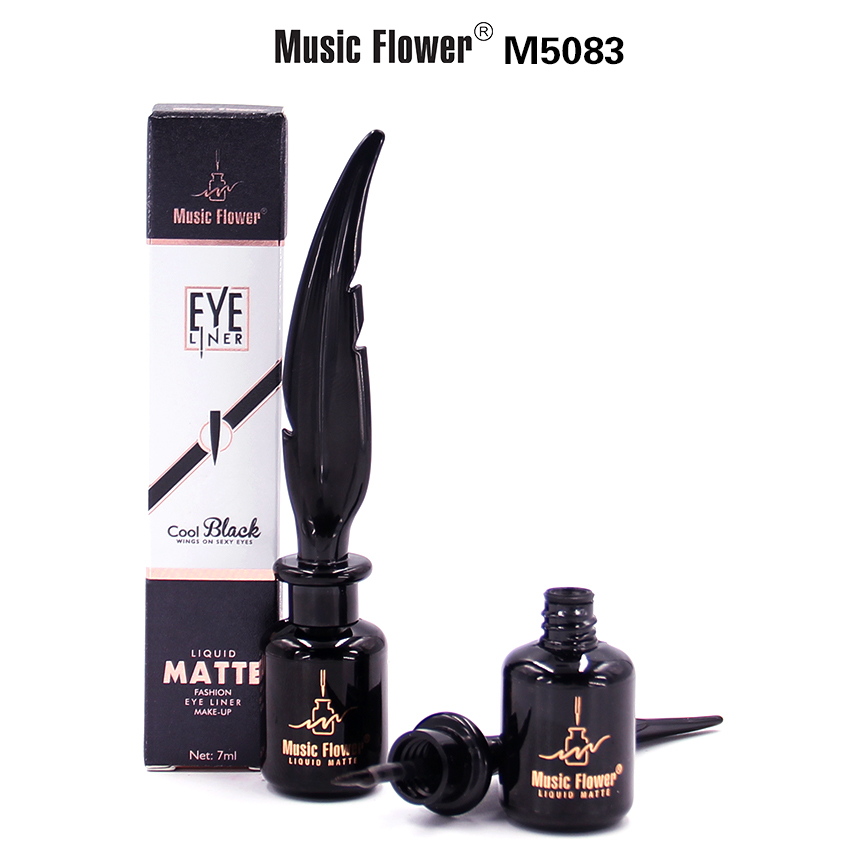 Music Flower Cool Black Matte Eyeliner M5083