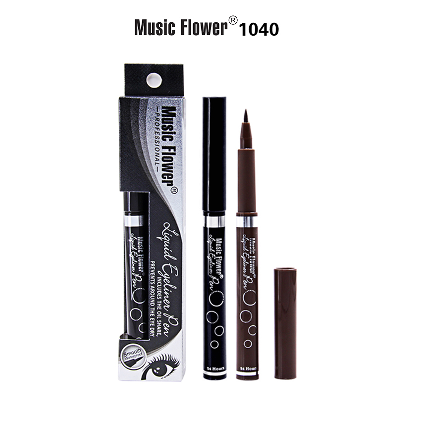 MUSIC FLOWER LIQUID EYELINER PEN M1040