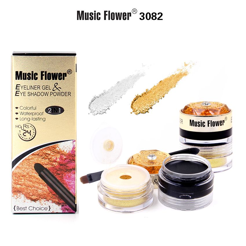 MUSIC FLOWER EYESHADOW & EYELINER M3082