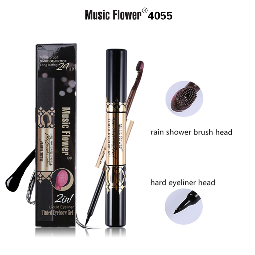 MUSIC FLOWER EYEBROW PEN &LIQUID EYELINER M4055
