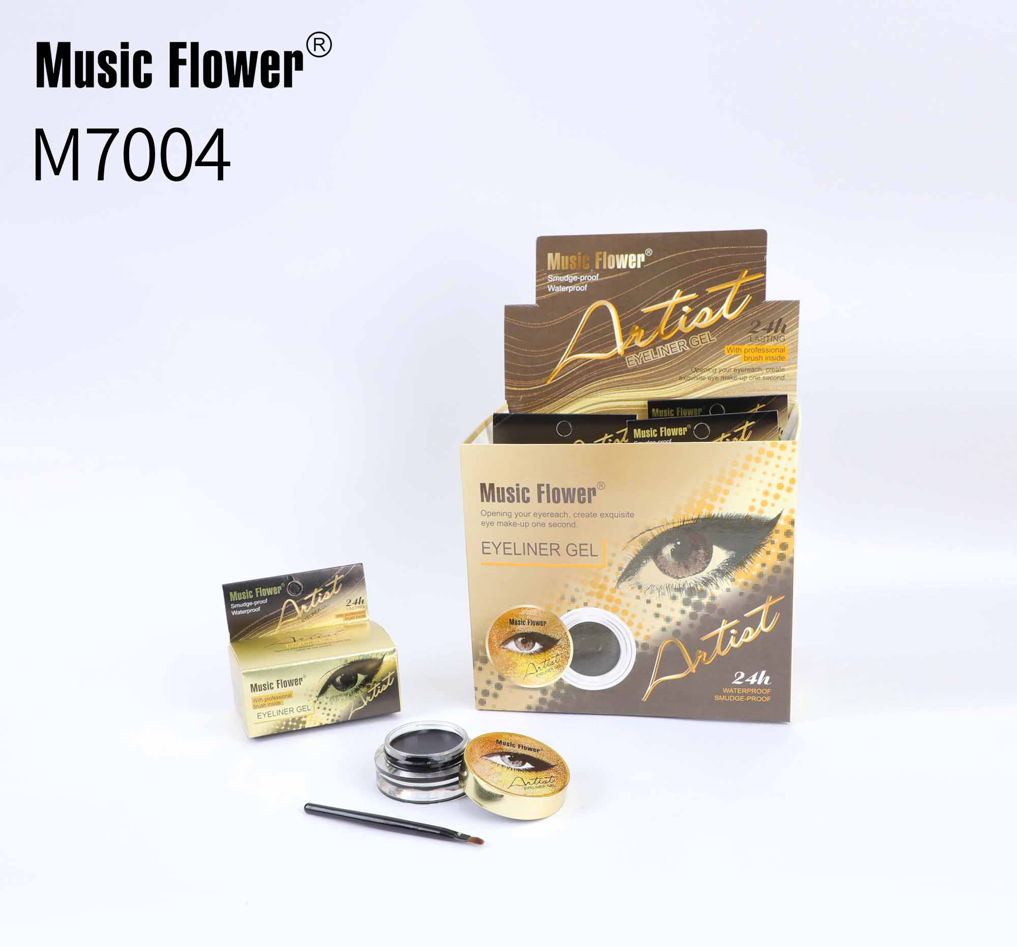 MUSIC FLOWER EYELINER GEL M7004