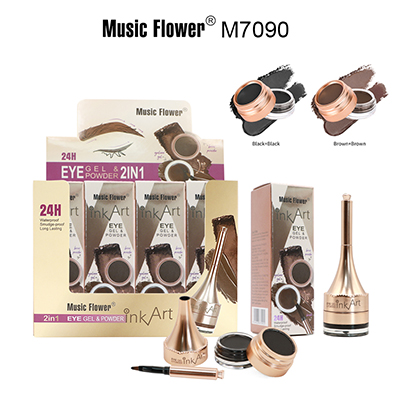 音乐花 眉粉眼线膏  M7090